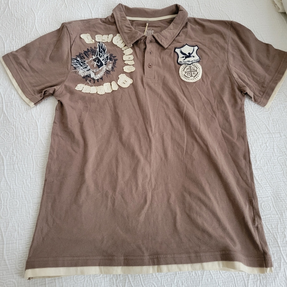 Vintage Boxer Jeans BXJS Brand Distressed Shirt - L